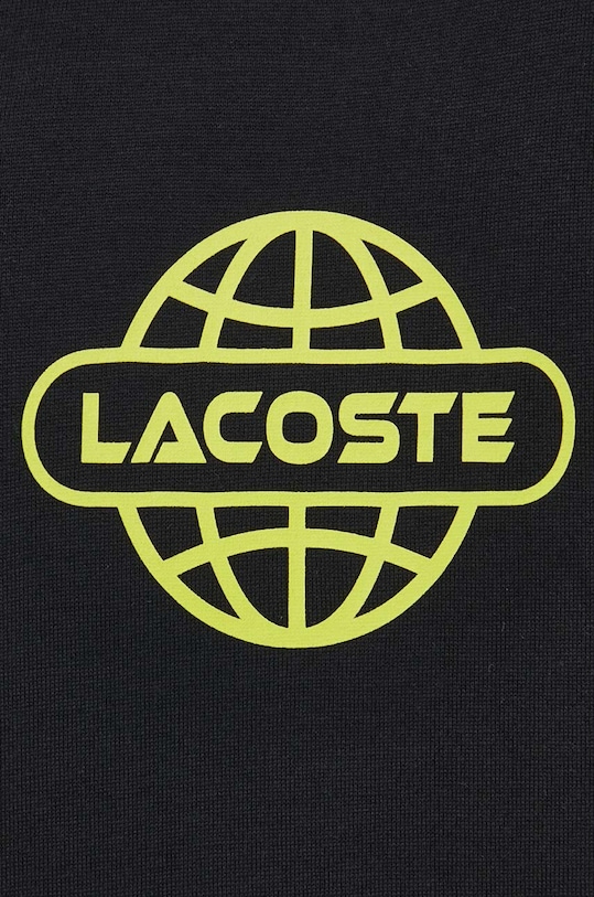 Lacoste pamut póló TH5644 fekete