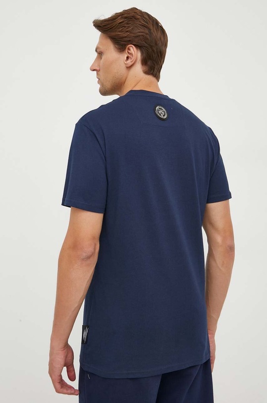 Odzież PLEIN SPORT t-shirt bawełniany AACC.MTK6550.SJY001N granatowy