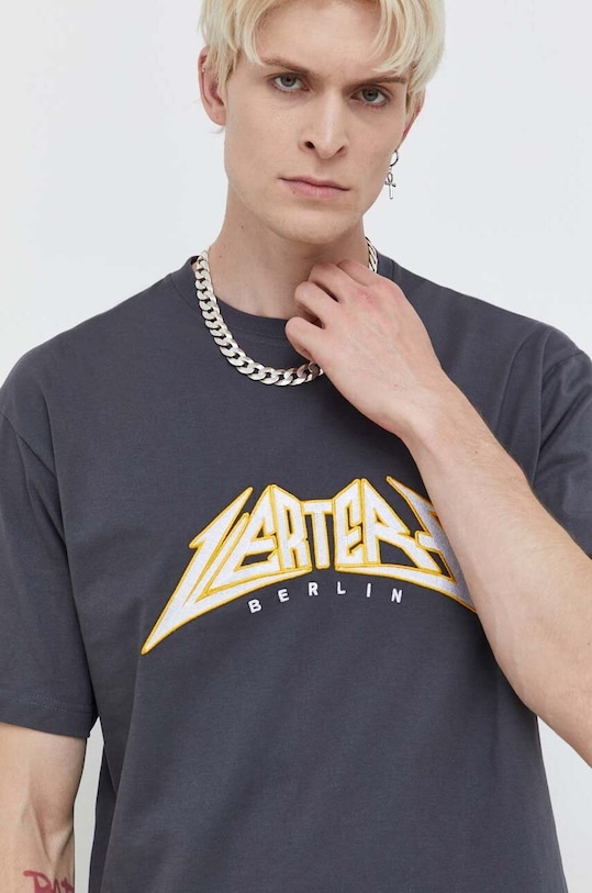 Pamučna majica Vertere Berlin siva VER.T215