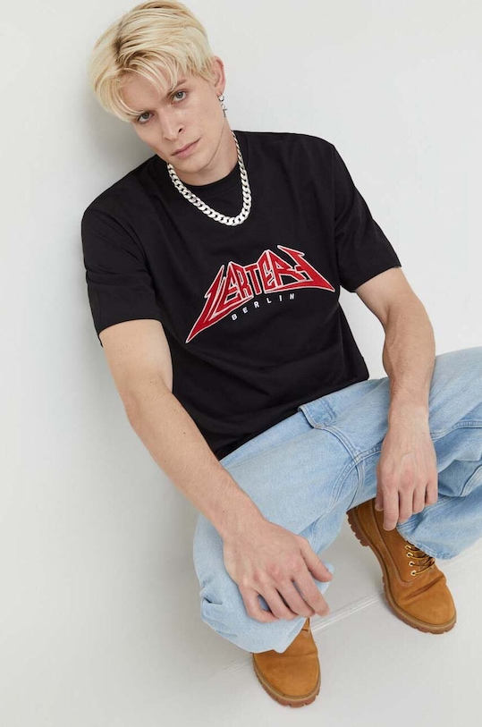 Pamučna majica Vertere Berlin VER.T215 crna AW23