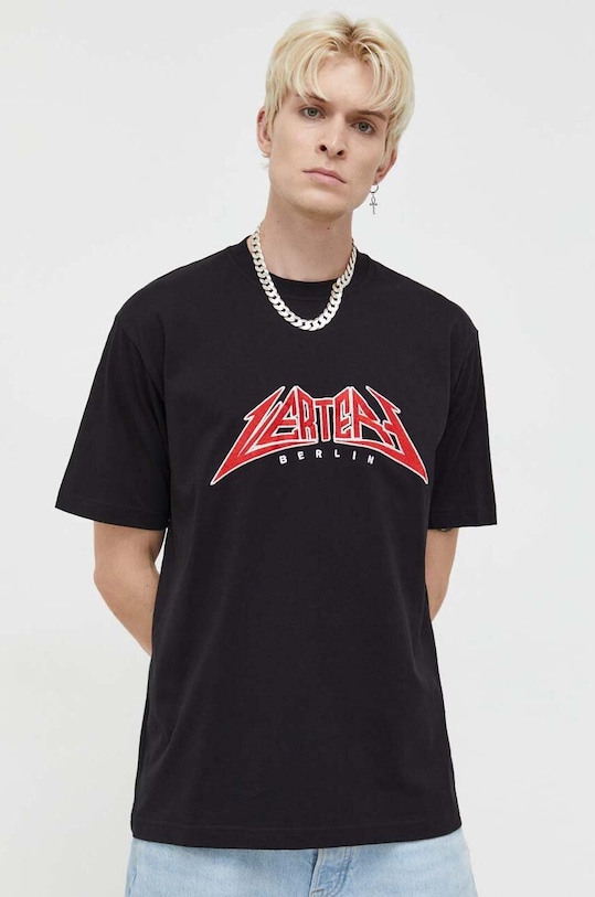 Pamučna majica Vertere Berlin crna VER.T215