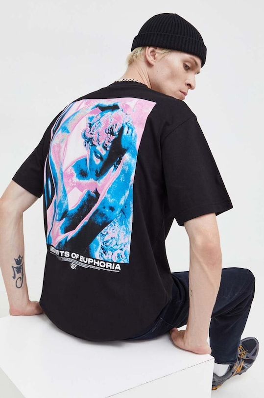 Pamučna majica Vertere Berlin pamuk crna VER.T216