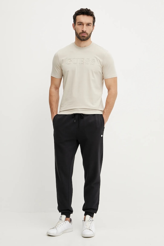 Guess t-shirt ALPHY Z2YI11.J1314 beżowy AW25