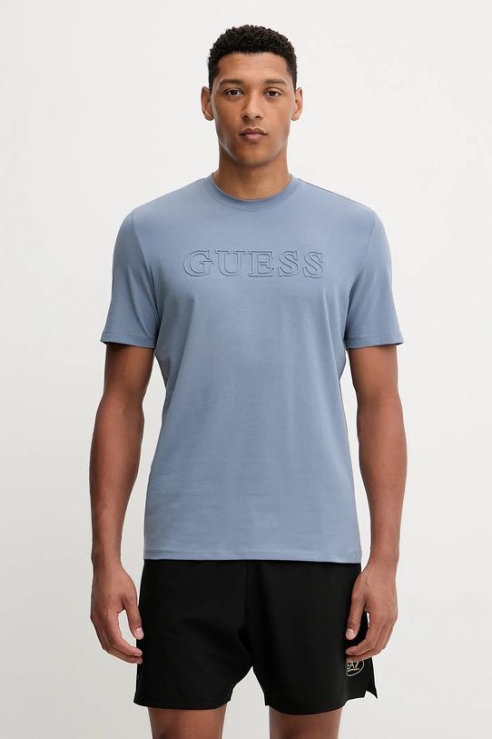 Guess t-shirt ALPHY niebieski Z2YI11.J1314