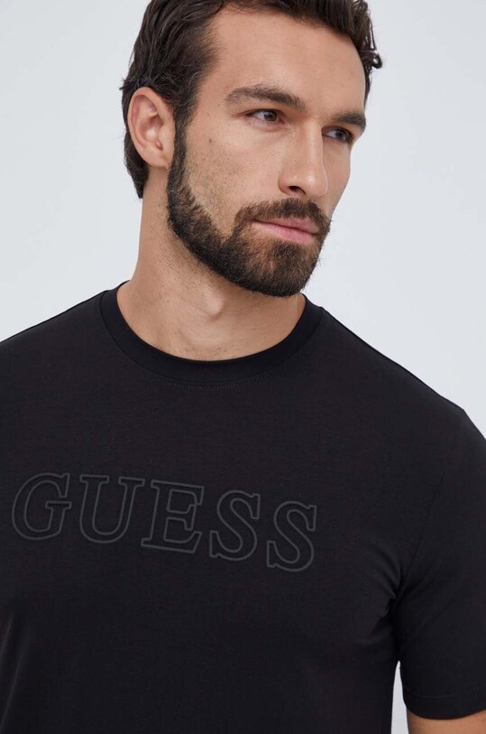 Odzież Guess t-shirt ALPHY Z2YI11.J1314 czarny
