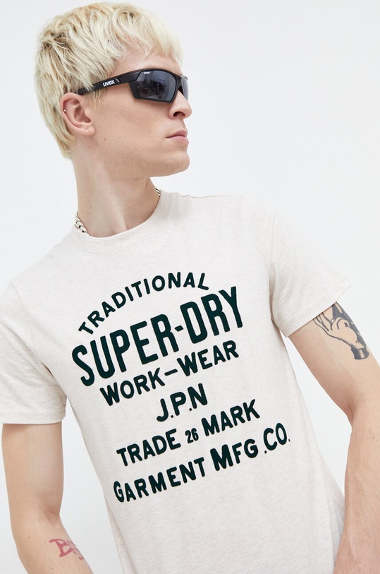 Футболка Superdry бежевий M1011767A.8ZU
