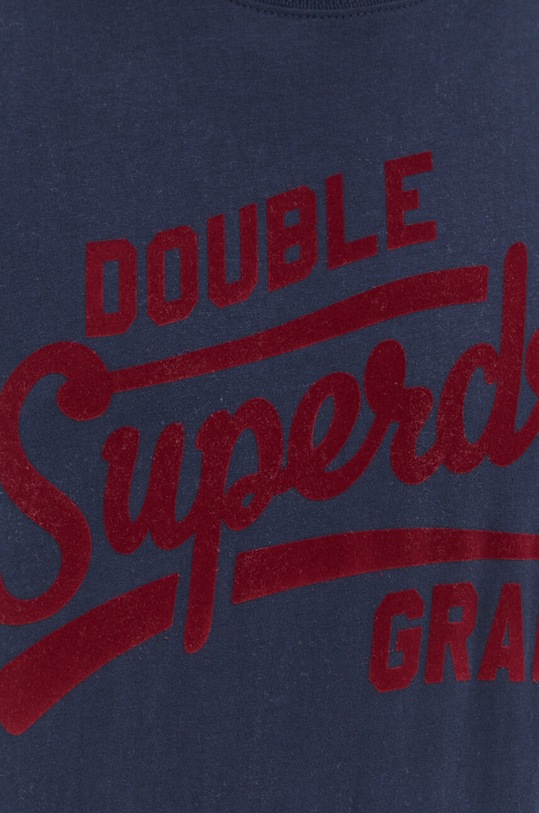 Bavlněné tričko Superdry námořnická modř M1011767A.98T
