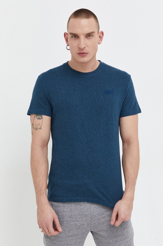 Superdry t-shirt in cotone blu navy M1011245A.1AE