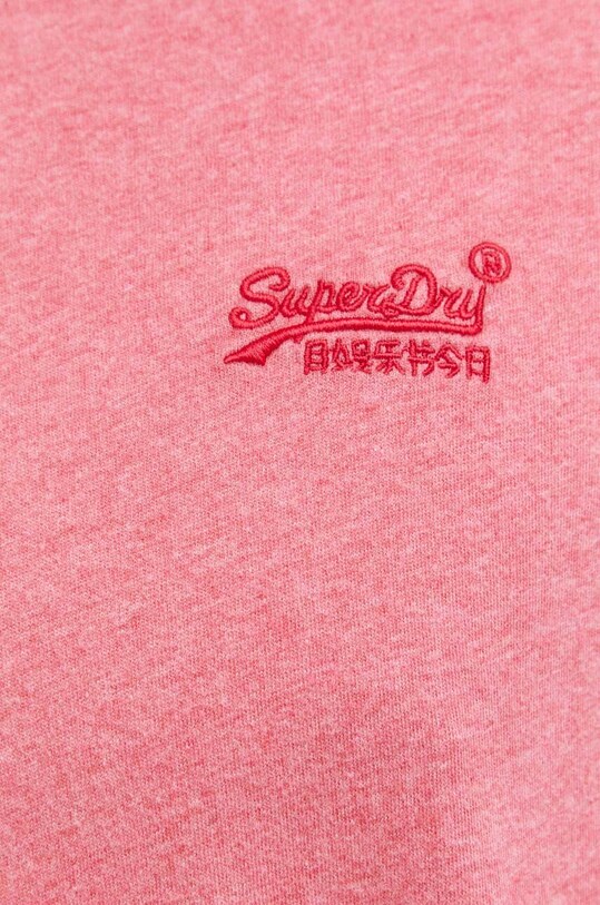 Памучна тениска Superdry M1011245A.9VS розов