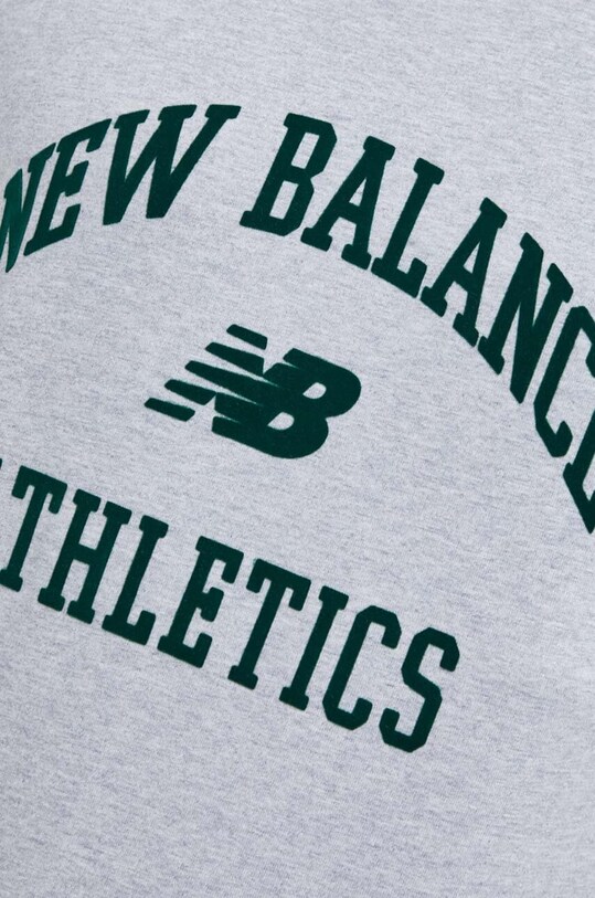 New Balance tricou din bumbac MT33551AG gri