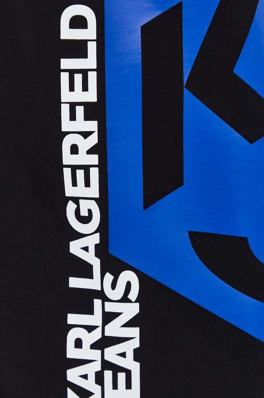 Karl Lagerfeld Jeans t-shirt bawełniany 236D1751 czarny