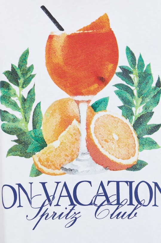 Pamučna majica On Vacation OVC.T133 bijela