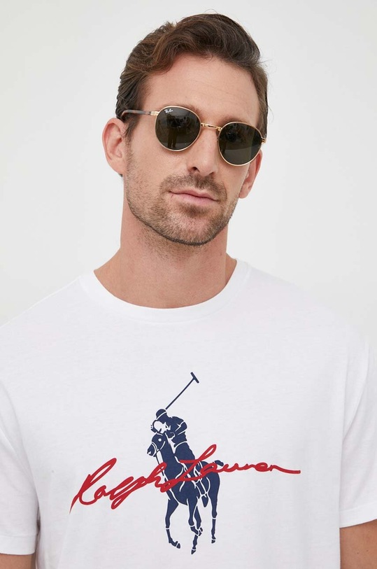 Polo Ralph Lauren t-shirt bawełniany biały 710839049