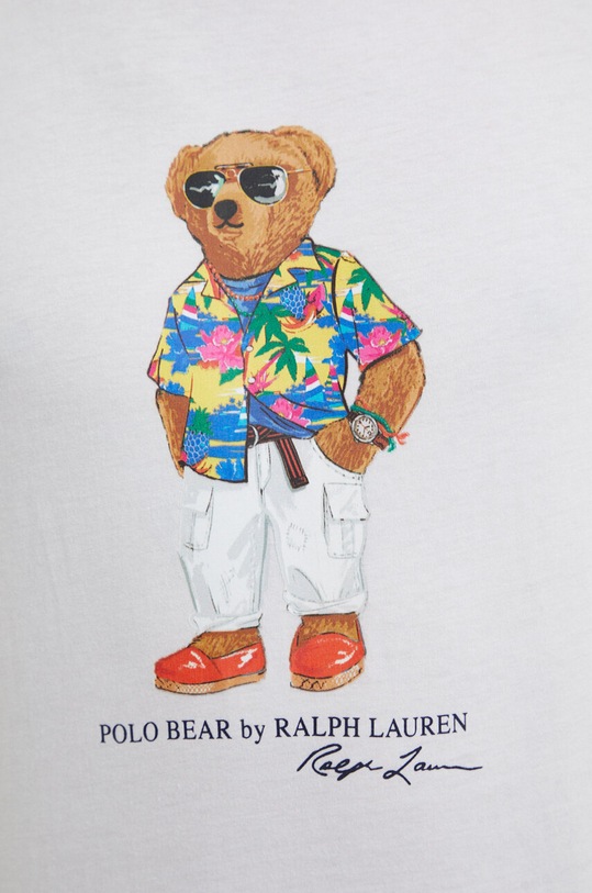 Polo Ralph Lauren t-shirt bawełniany 710854497 biały