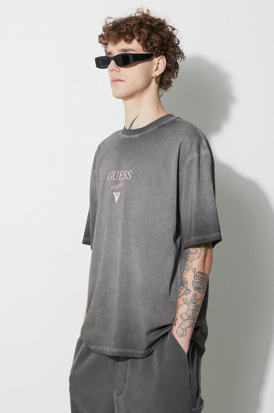 Guess Originals t-shirt bawełniany szary EM3YI42K9XF1