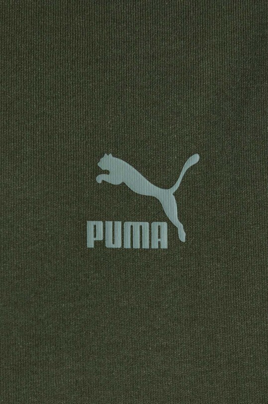 Puma cotton t-shirt BETTER CLASSICS Oversized Tee 62131531 green