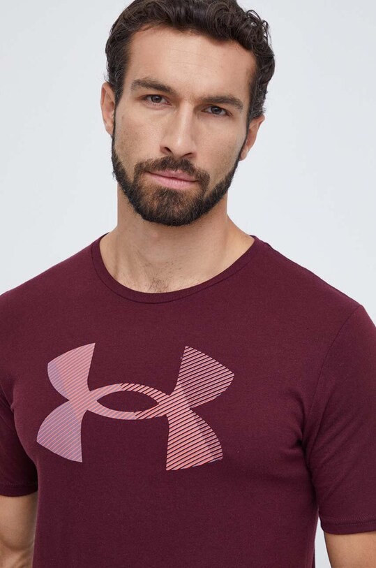 Under Armour t-shirt bordowy 1379451