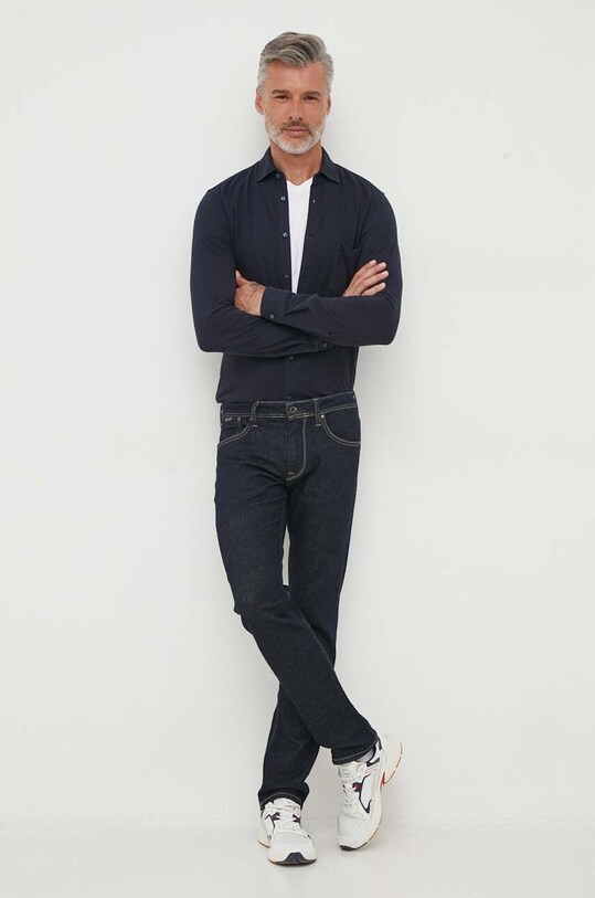 Хлопковая футболка Barbour MTS0331 белый AA00