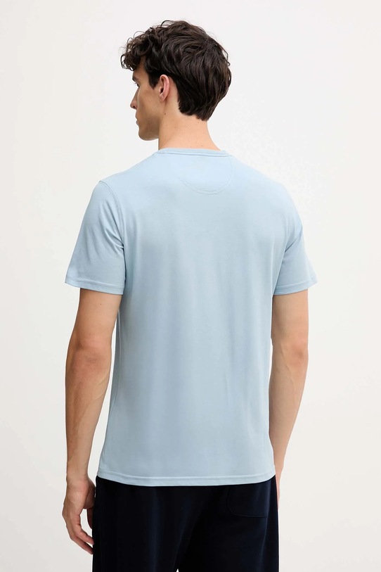 Одяг Бавовняна футболка Barbour MTS0331 блакитний