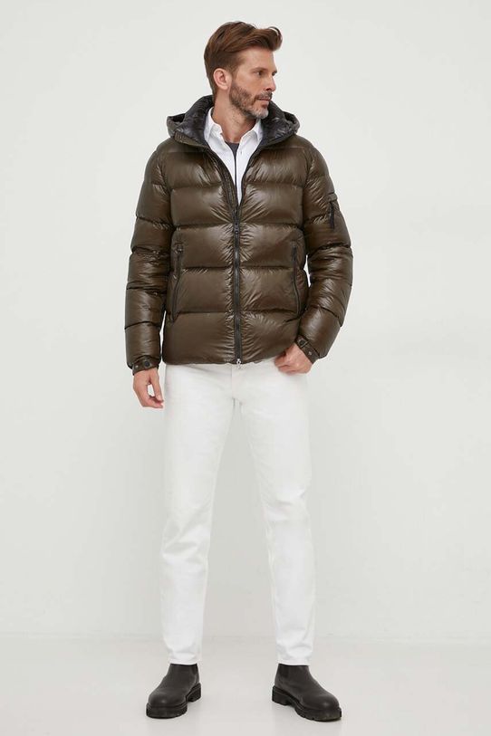 Pamučna majica Barbour MTS0331 siva AA00