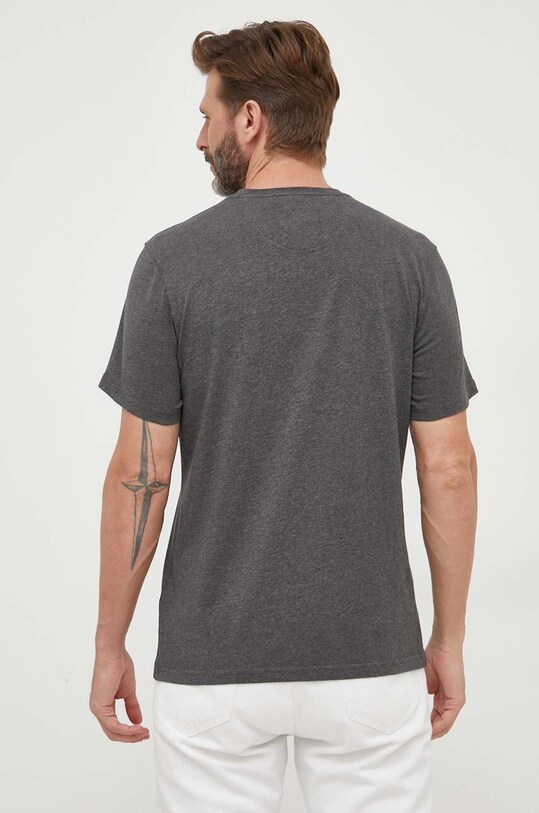 Odzież Barbour t-shirt bawełniany MTS0331 szary