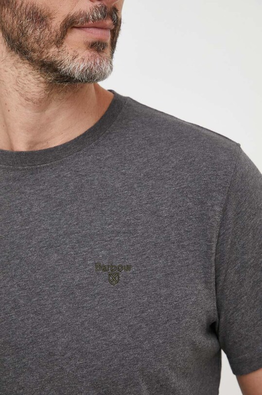 Barbour t-shirt bawełniany MTS0331 szary