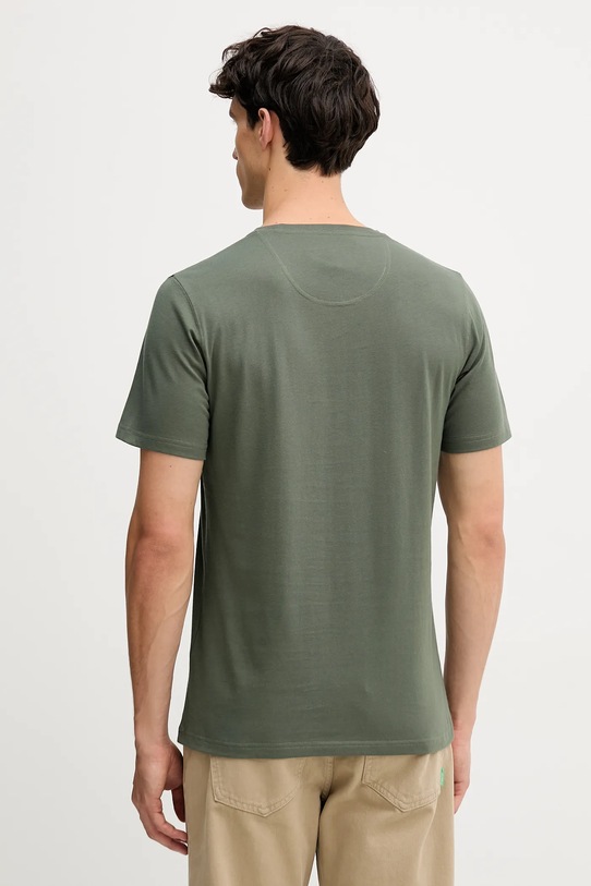 Odzież Barbour t-shirt bawełniany ESSENTIALS MTS0531 zielony