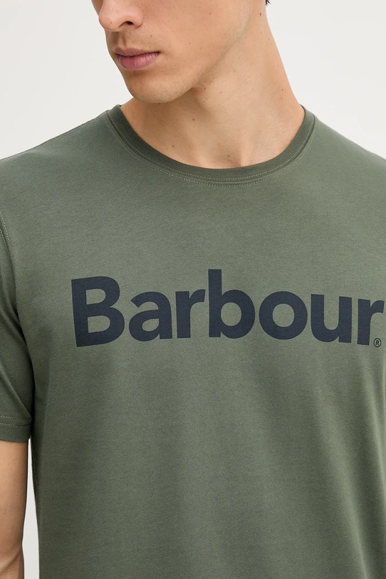Barbour t-shirt bawełniany ESSENTIALS MTS0531 zielony