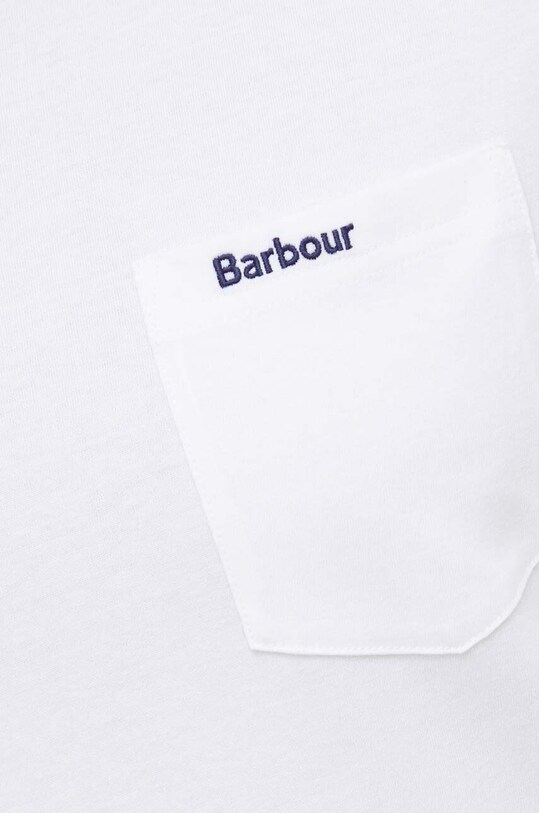 Pamučna majica Barbour MTS1114 bijela