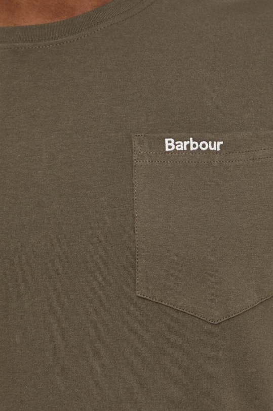 Bavlnené tričko Barbour MTS1114 zelená