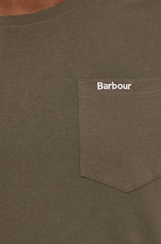 Bavlnené tričko Barbour MTS1114 zelená