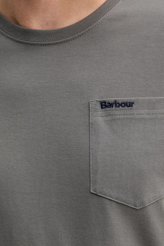 Barbour tricou din bumbac MTS1114 gri