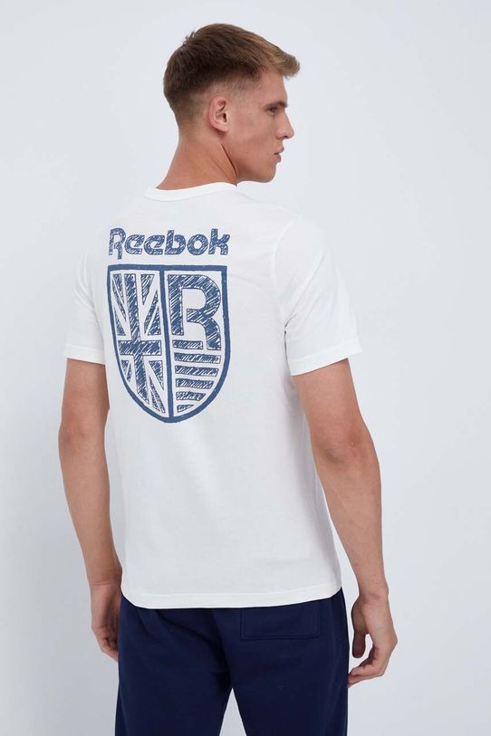 Ρούχα Βαμβακερό μπλουζάκι Reebok 100071168 μπεζ