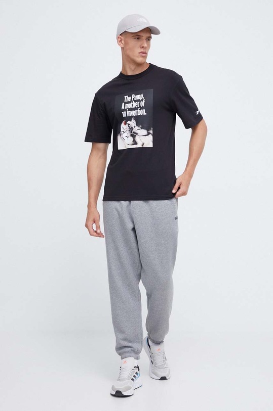Reebok Classic tricou din bumbac Basketball 100068513 negru AW23