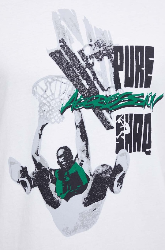 Βαμβακερό μπλουζάκι Reebok Classic Basketball 100070718 λευκό