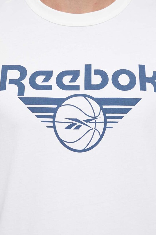 Хлопковая футболка Reebok Classic Basketball 100070719 бежевый