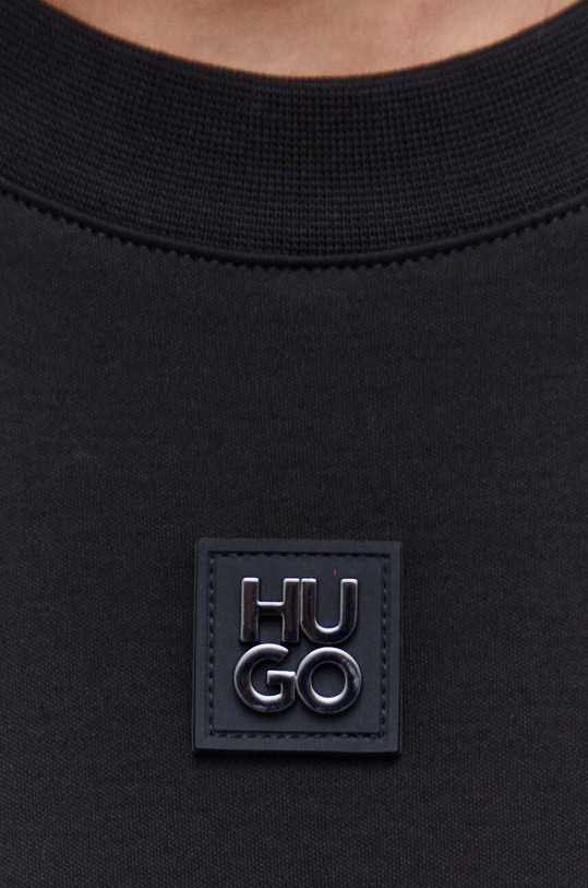 HUGO t-shirt bawełniany 50496386 czarny