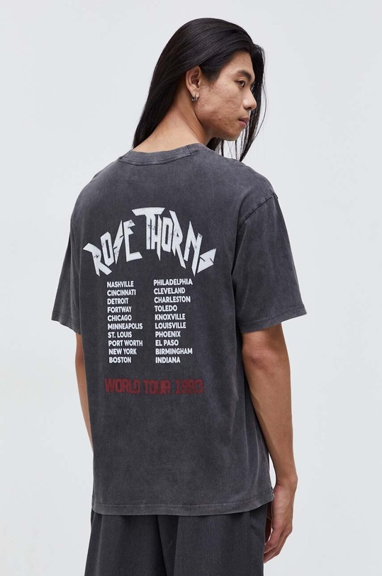 Odzież HUGO t-shirt bawełniany 50511731 szary
