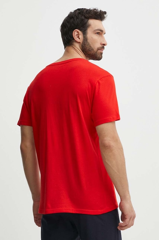 Odzież Tommy Hilfiger t-shirt lounge bawełniany UM0UM02916 czerwony