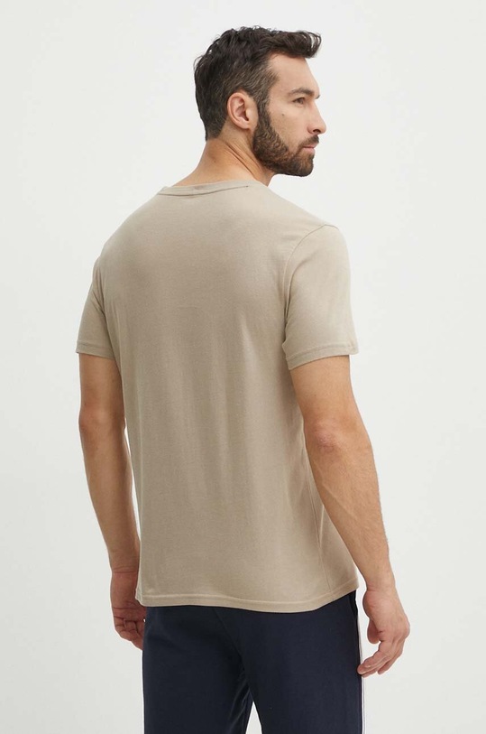 Odzież Tommy Hilfiger t-shirt lounge bawełniany UM0UM02916 beżowy