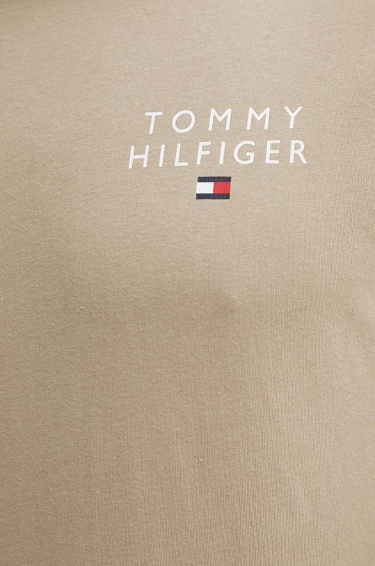Tommy Hilfiger t-shirt lounge bawełniany UM0UM02916 beżowy