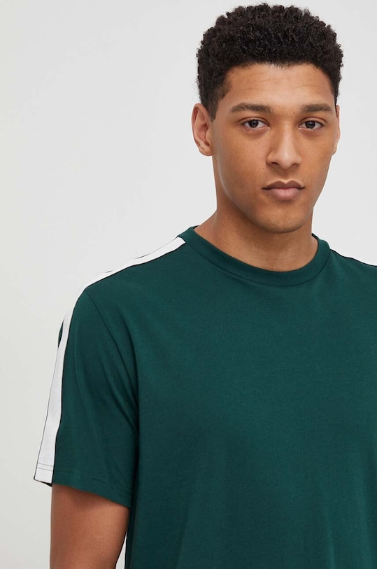 Bavlnené tričko Tommy Hilfiger zelená UM0UM03005