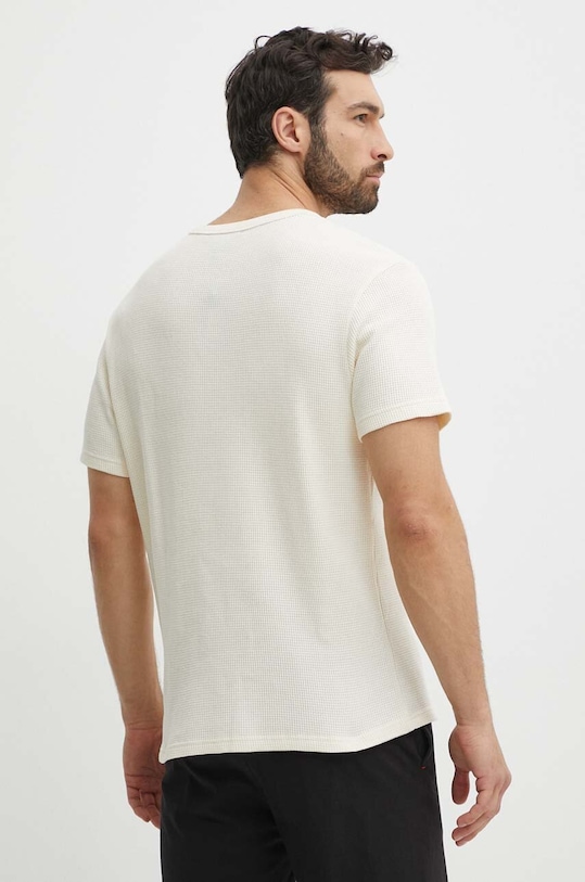 Odzież Tommy Hilfiger t-shirt lounge bawełniany UM0UM03116 beżowy