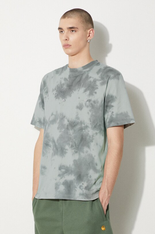STAMPD t-shirt bawełniany szary SLA.M3198TE.OTD
