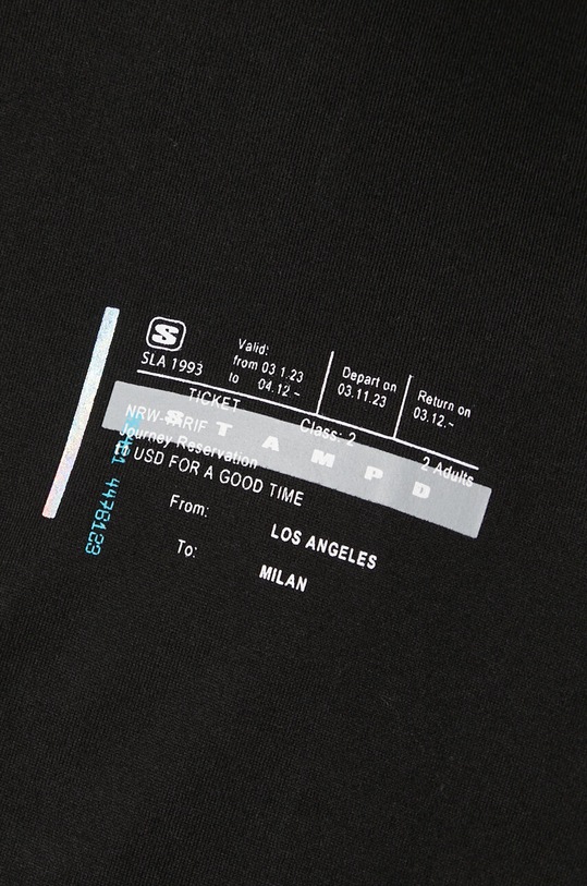 STAMPD tricou din bumbac SLA.M3229TE.BLK
