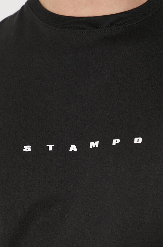STAMPD tricou din bumbac SLA.M3047TE.BLK