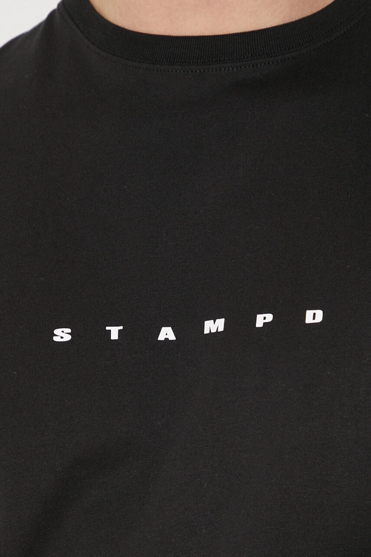 Хлопковая футболка STAMPD SLA.M3047TE.BLK