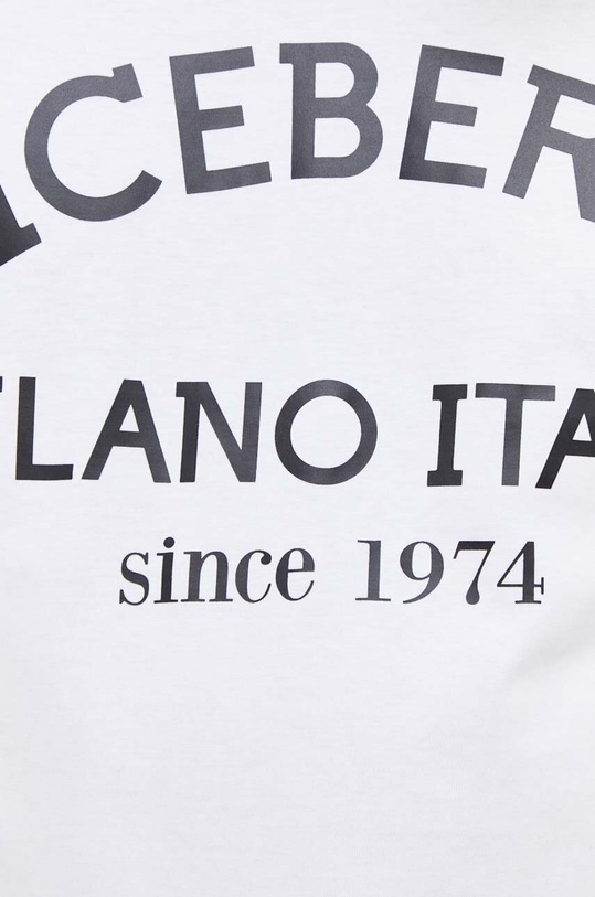 Хлопковая футболка Iceberg F02N.6325 белый