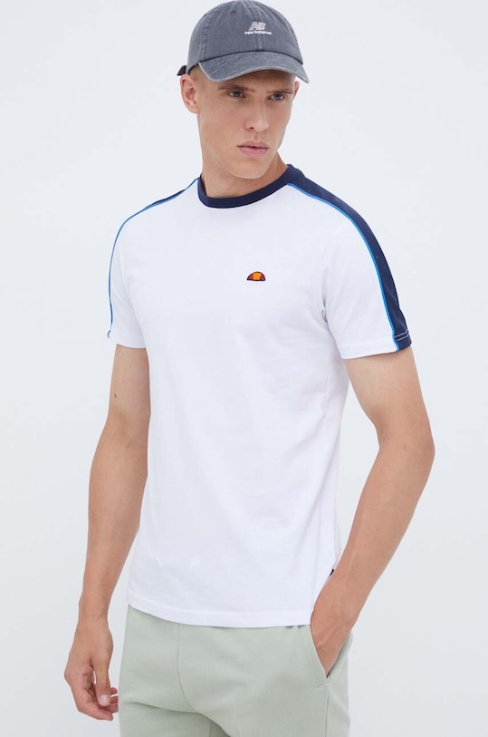 Ellesse t-shirt aplikációval fehér SHQ16826