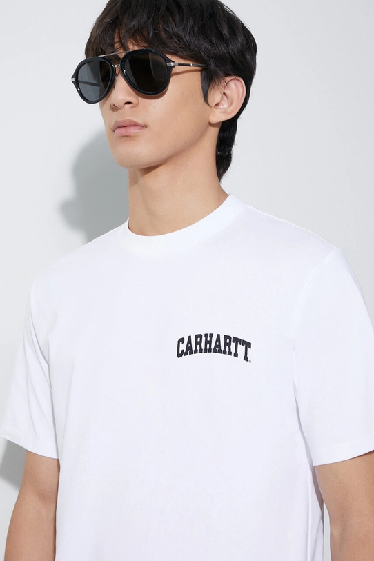 Бавовняна футболка Carhartt WIP I028991.00AXX білий AA00